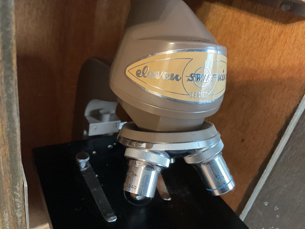 Vintage Swift Microscope with Locked Case Ninety Series 656940