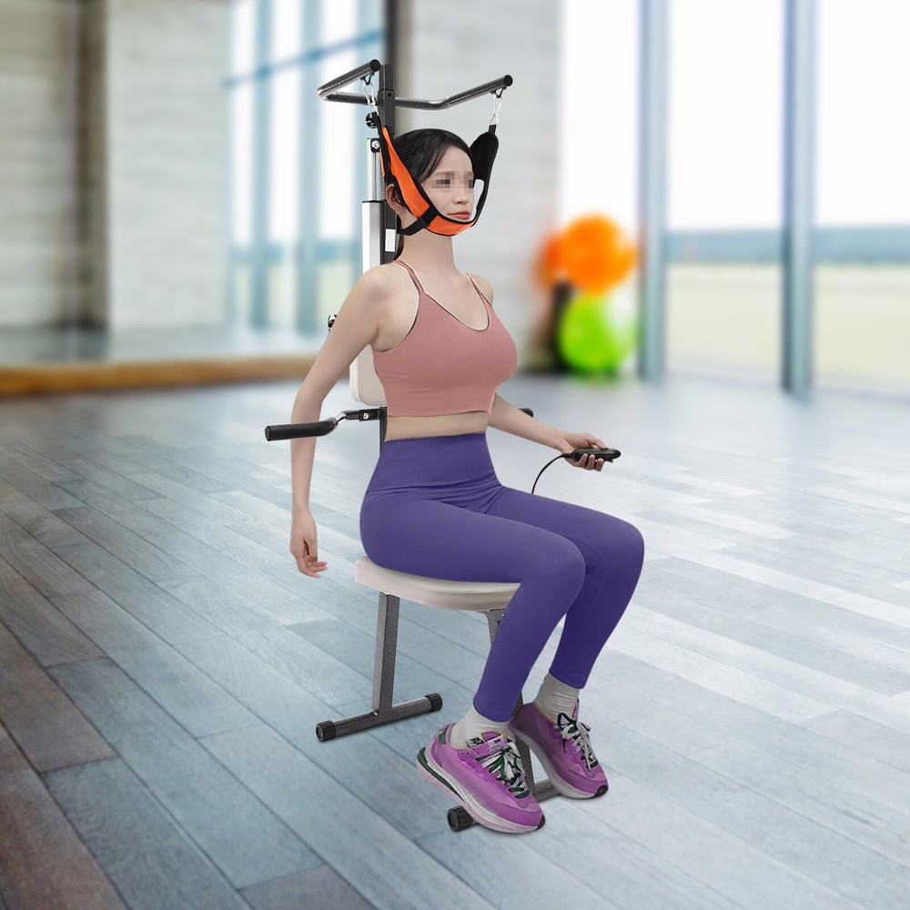 Traction&Stretch Decompression Machine Neck Traction Device Neck Traction Chair