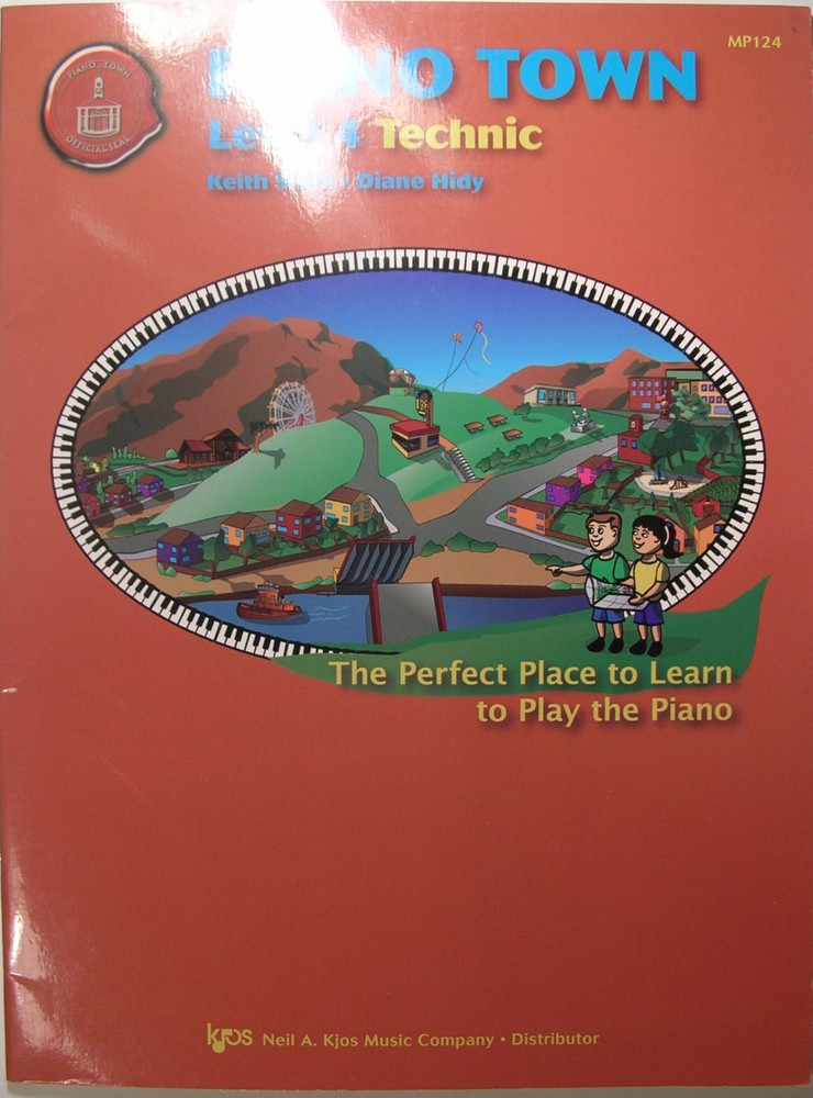 New Piano Town Technic Level 4 Music Book MP124