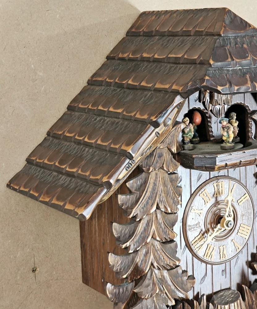 Large Vintage 8 Day German Musical Cuckoo Clock