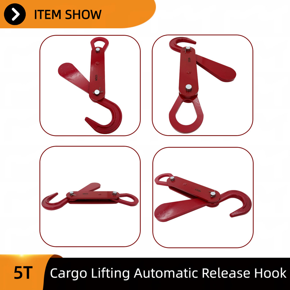 Automatic Release Crane Sling 5T Cargo Hoisting Equipment for Workshop Handling