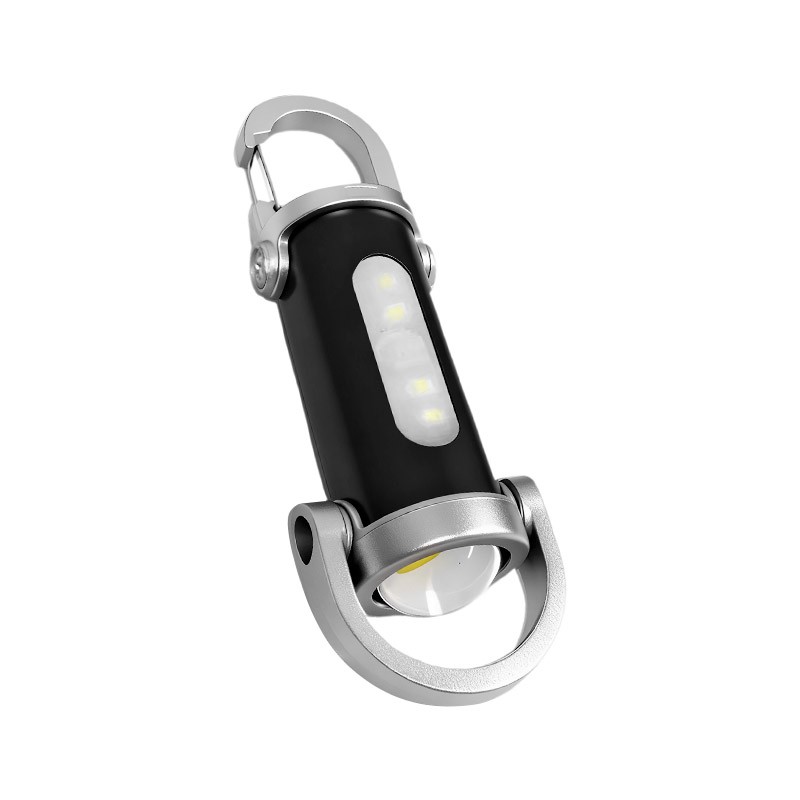 Super Bright LED Mini Flashlight USB Rechargeable Pocket Keychain Torch US