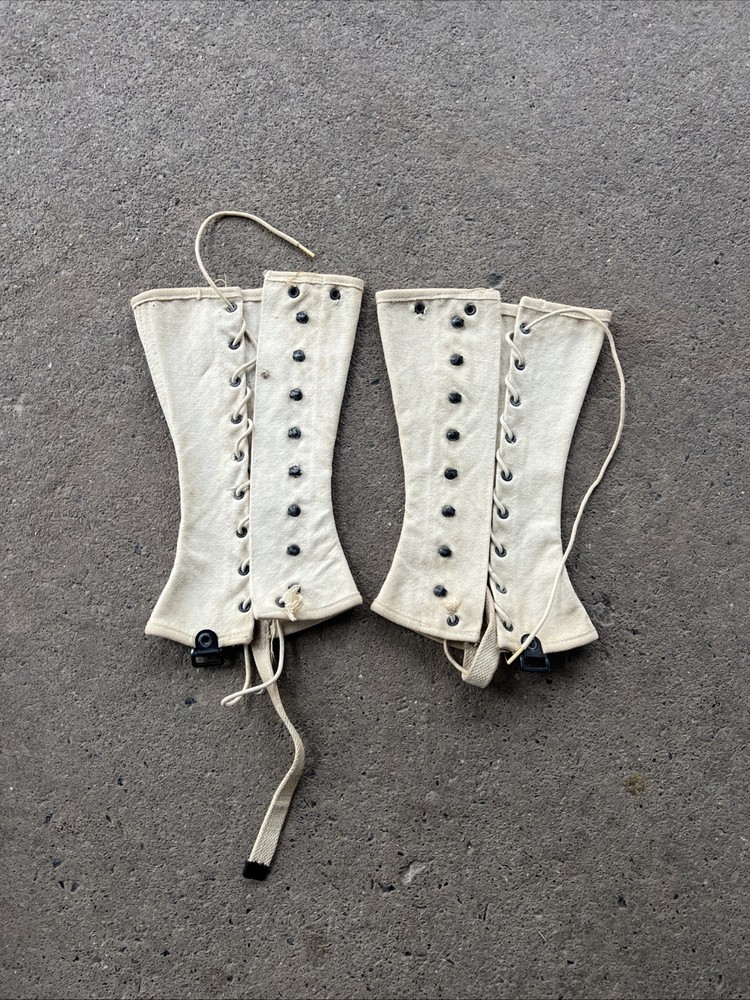 WW2 Era US Army Leggings Size 15 1/2 (CC475