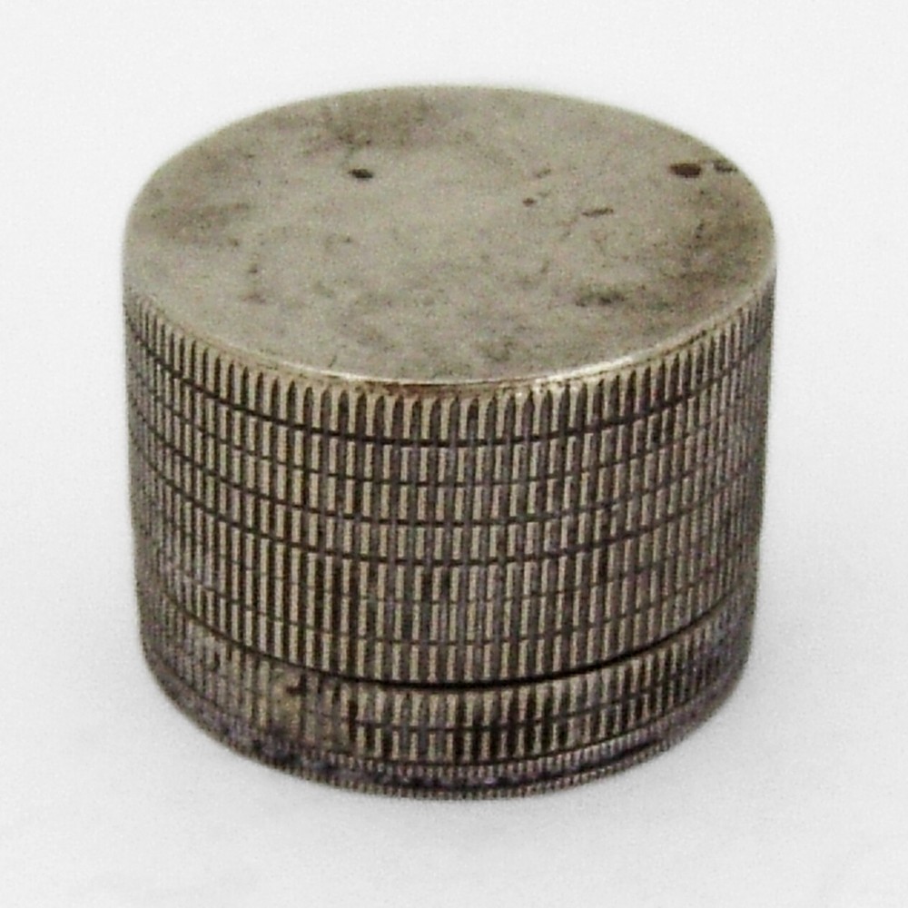 Arabic Silver Coin Stack Form Box Coin Lid