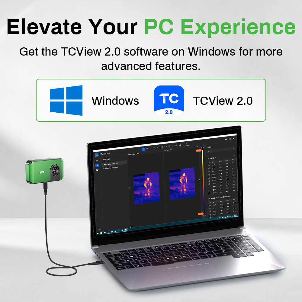 AMPBANK M256 Thermal Camera for Android USB Type C Thermal Imaging Camera