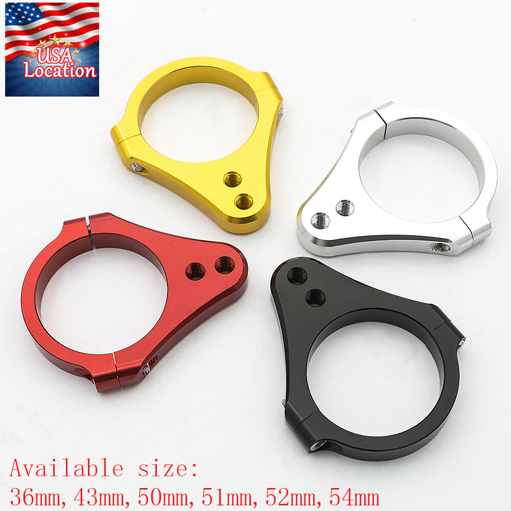 8x1.25mm CNC Steering Damper Fork Frame Mount Clamp Bracket 35mm Inside Diameter