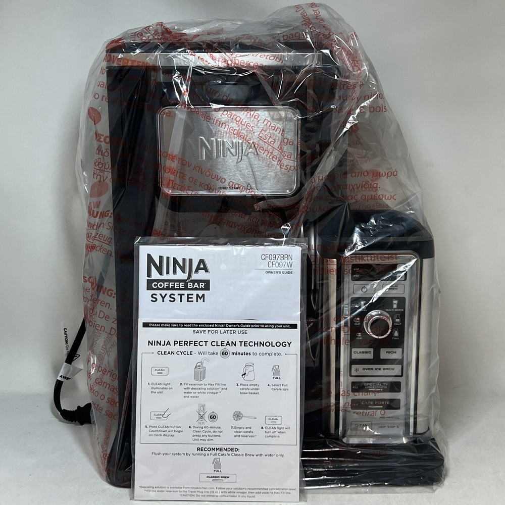Ninja Main Unit Base Only Replacement for CF095 Coffee Bar System NEVER USED