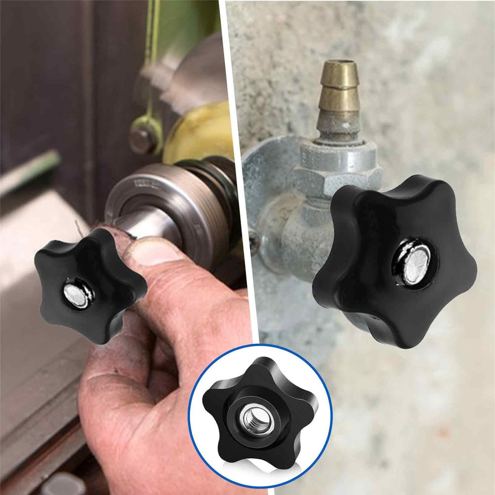 4 Pcs 5/16-18 Threaded Star Knobs for T Track Bolts and Jigs