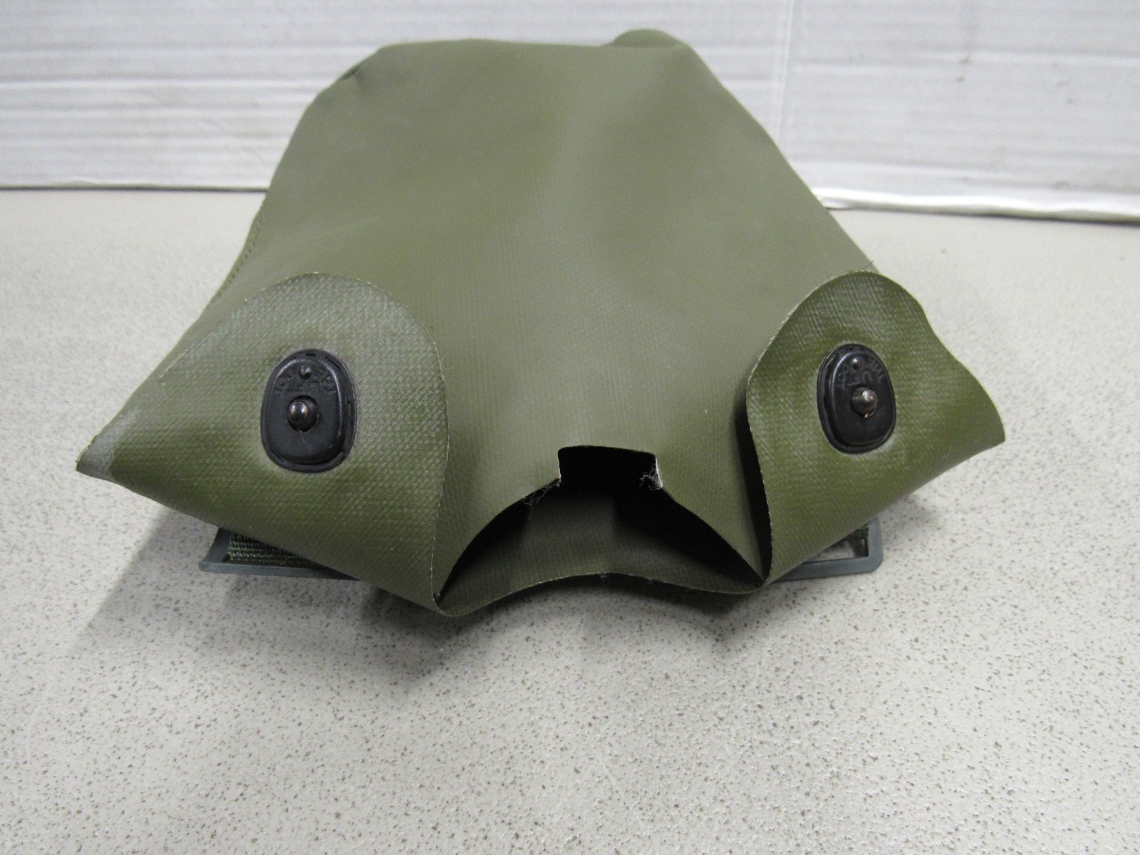 Danish M/45-59 Web Gear Canteen Cover Rubberized New Old Stock OD Green