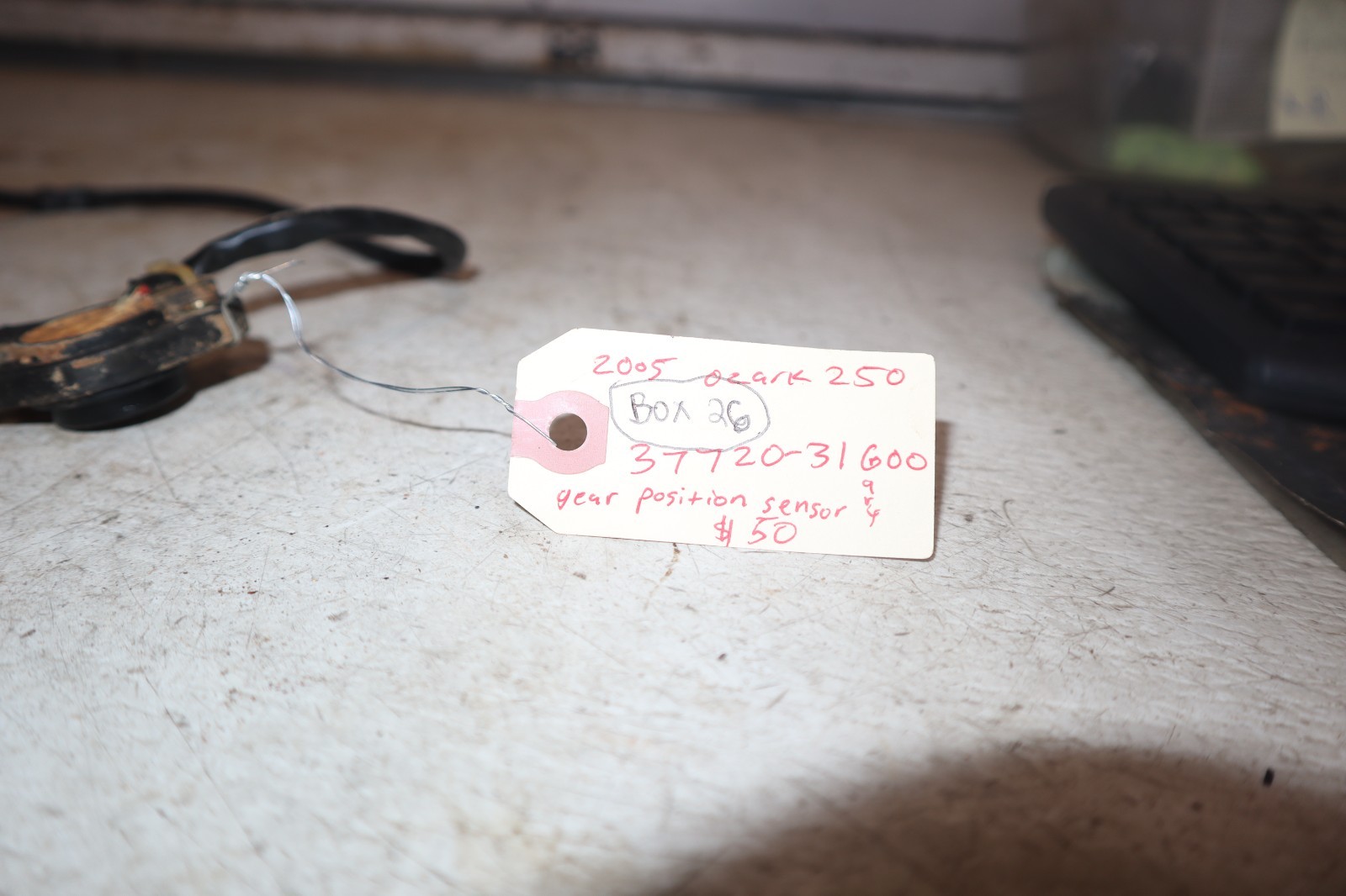 02-14 Suzuki Ozark 250 Shift Sensor Neutral Safety Switch 37720-05G00