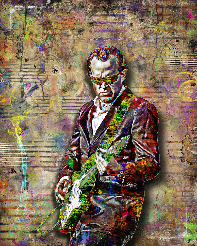 Joe Bonamassa 8x10in Poster JOE BONAMASSA Blues Tribute Print Free Shipping US
