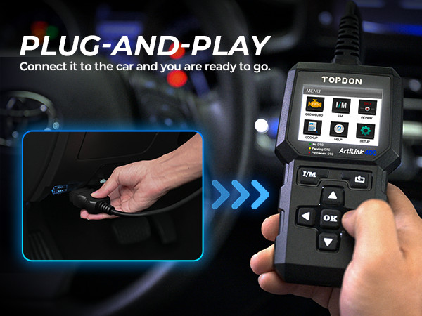 2025 TOPDON ArtiLink 400 Car Code Reader Check Engine Fault