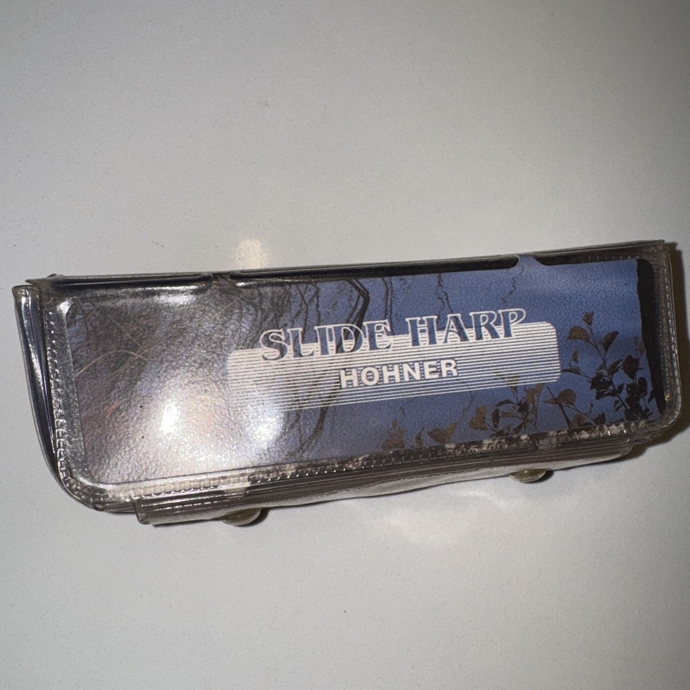 HOHNER "SLIDE HARP" HARMONICA MODEL 731201 ORIGINAL STORAGE CASE