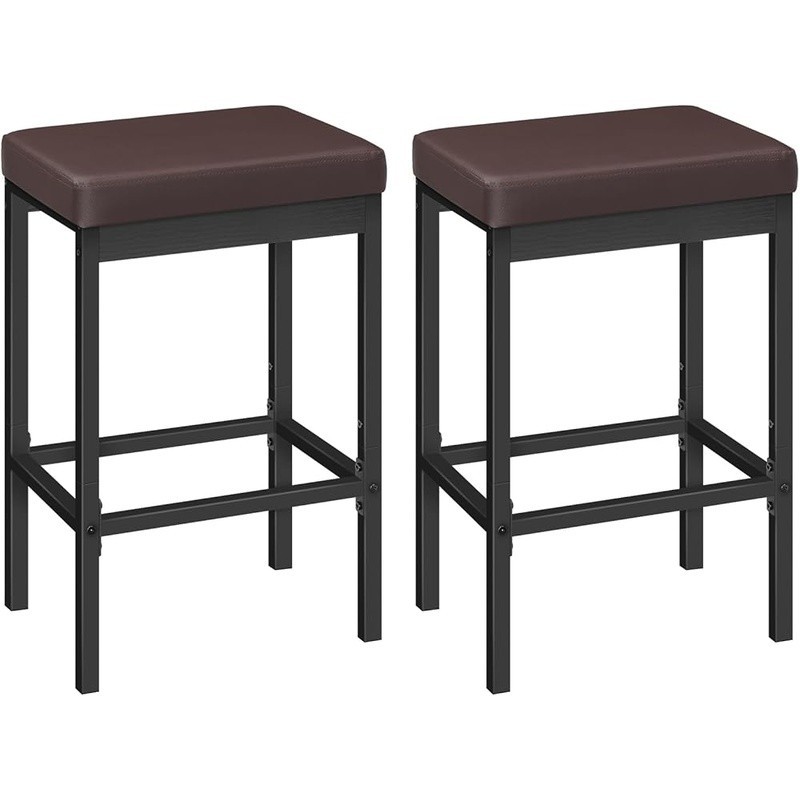 High Density Sponge Bar Stool Soft Seat Modern Style Stable Easy Clean New