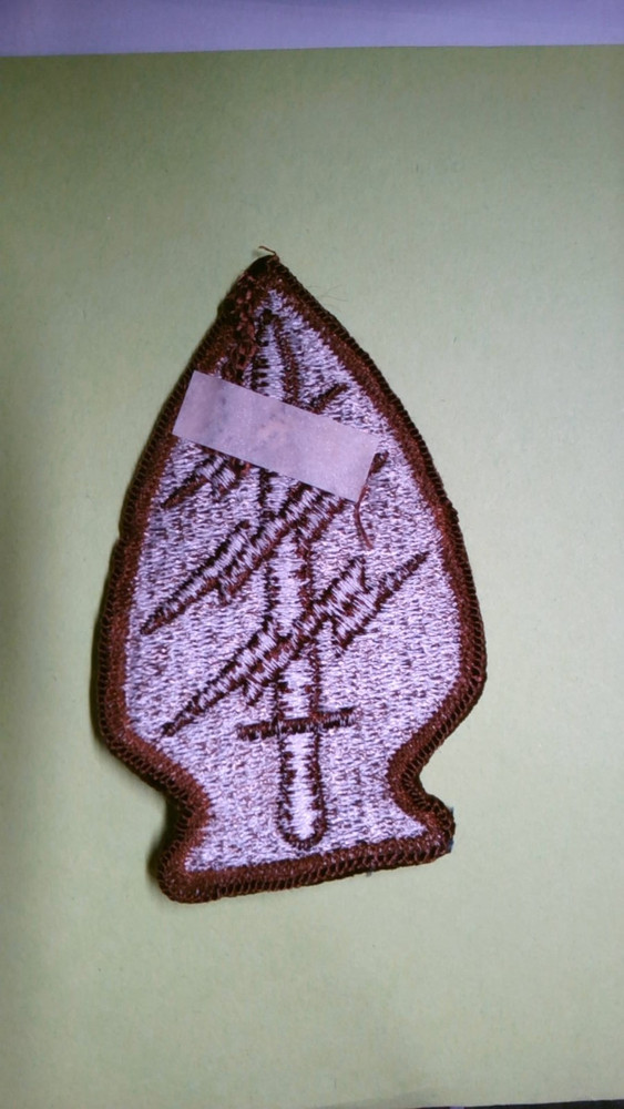 MILITARY PATCH DESERT TAN SEW ON US ARMY SPECIAL FORCES COMMAND