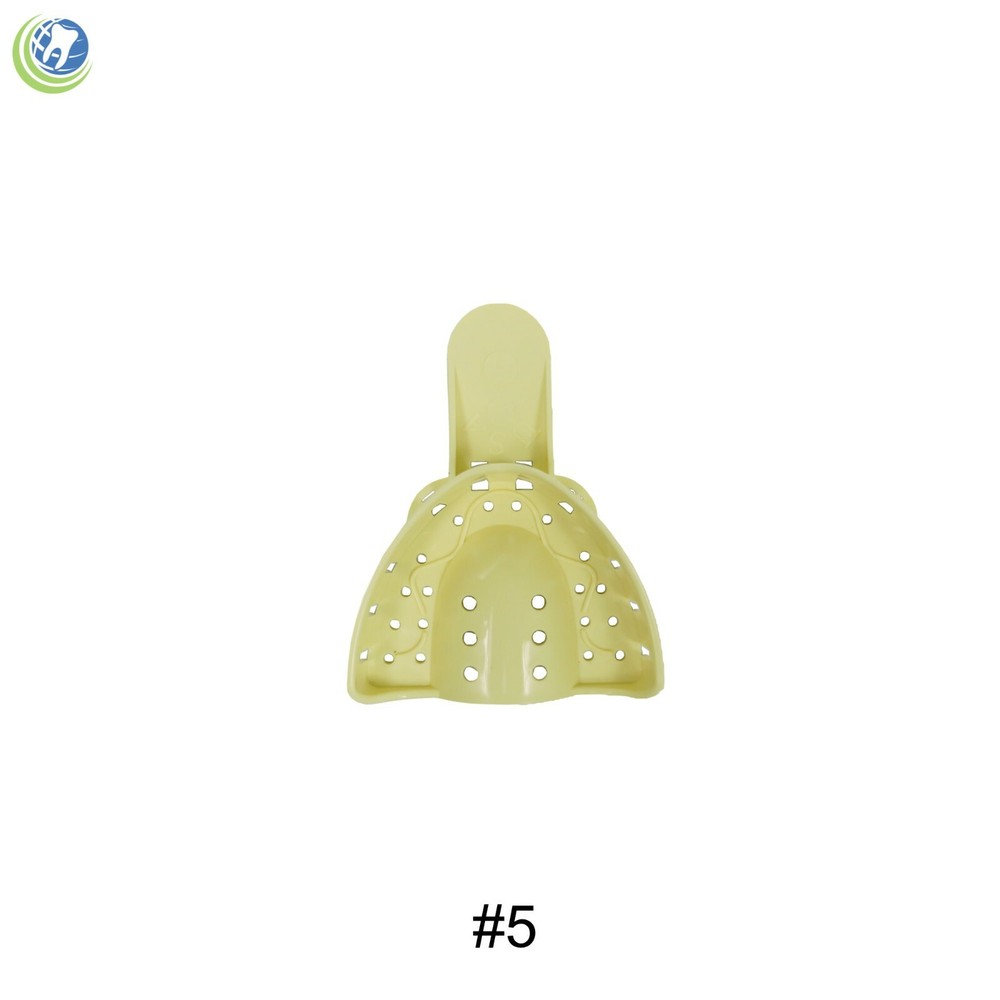 Dental Plastic Disposable Impression Trays Perforated Autoclavable Assorted 10PC