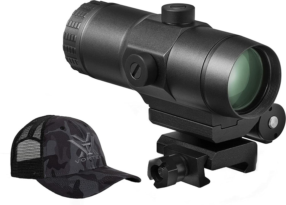 Vortex Optics VMX-3T Sight Magnifier Fully Multicoated Lenses w/ Free Hat Bundle