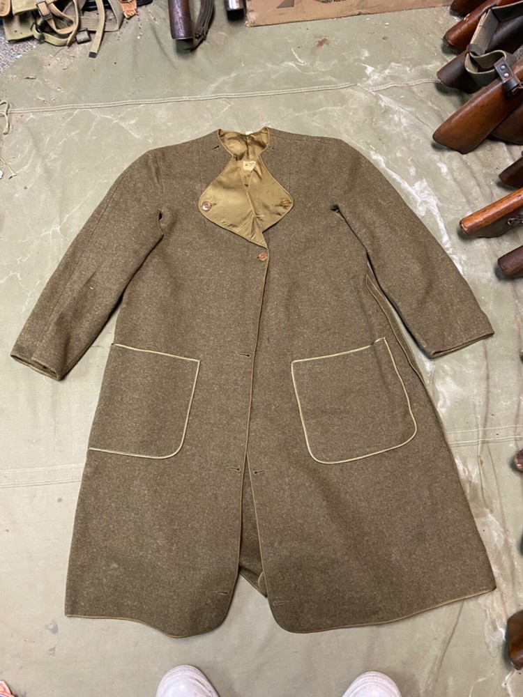 ORIGINAL WWII US ARMY WINTER FEMALE WOMEN'S M1938 GREATCOAT LINER INSERT- 10R S