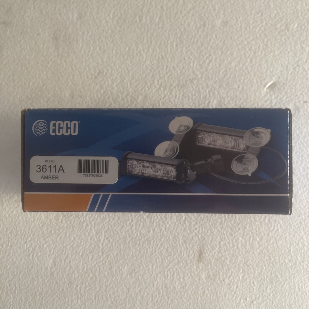 ECCO 3611A Grille, Deck, Dash, or Window Mount Single Amber Directional LED