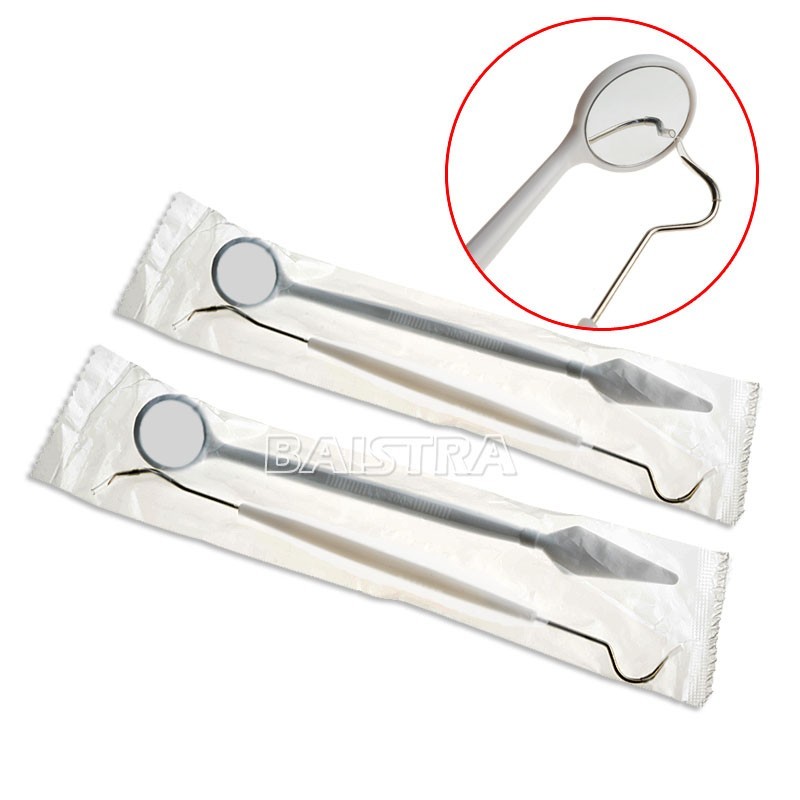 100Bags AZDENT Dental BASIC SURGERY KIT Disposable Mirror+Explorer Probe Cheaper