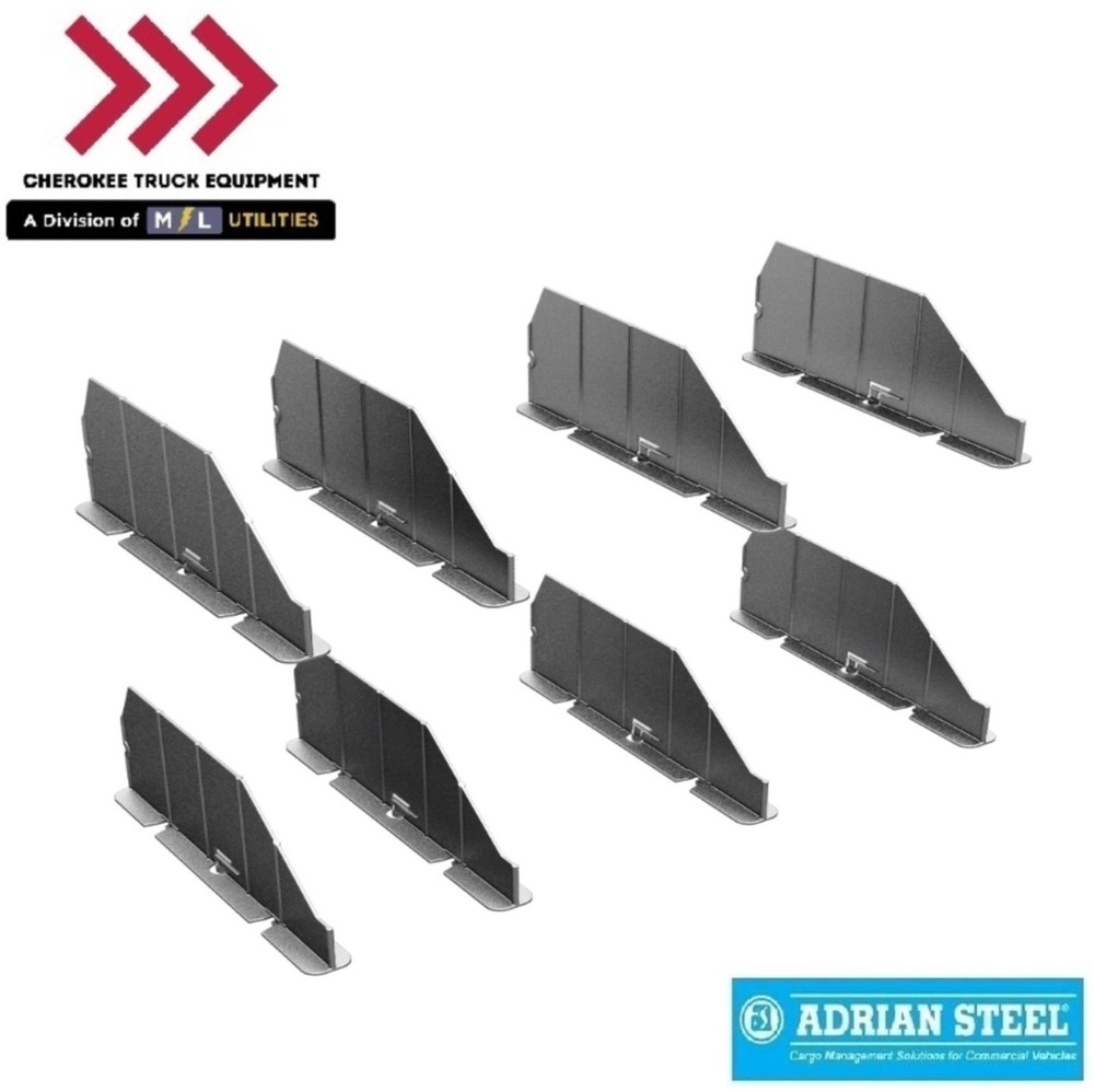 Adrian Steel DV14C8, Composite Divider Kit for 14" Shelf