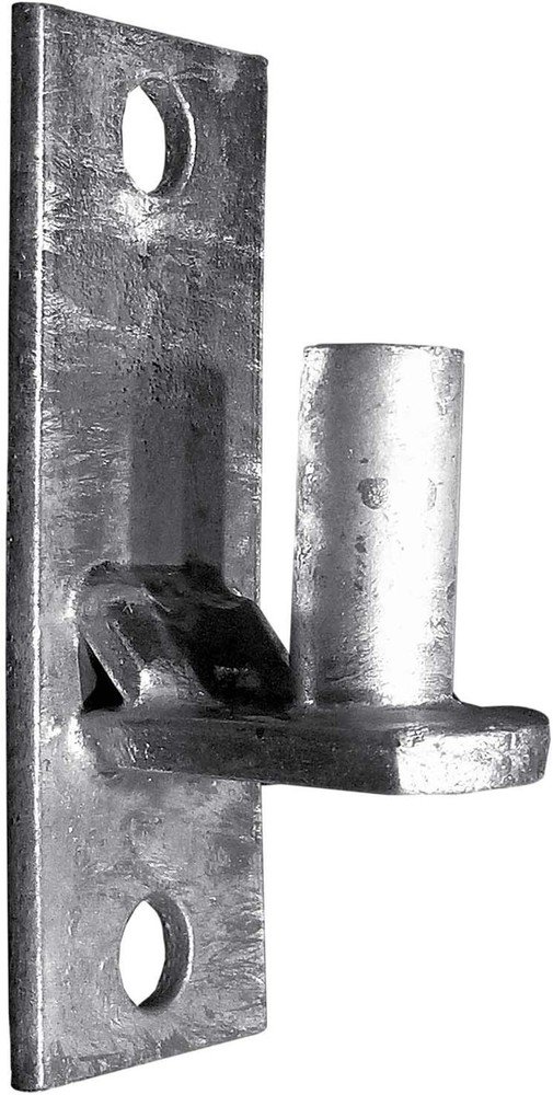 Wall Mount Chain Link Fence Gate Hinge 5/8 Steel 2 Pack Rustproof Vertical