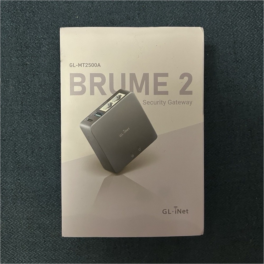GL.iNet Brume 2 Security Gateway GL-MT2500A Brume 2 Model GL.iNet GL-MT2500A