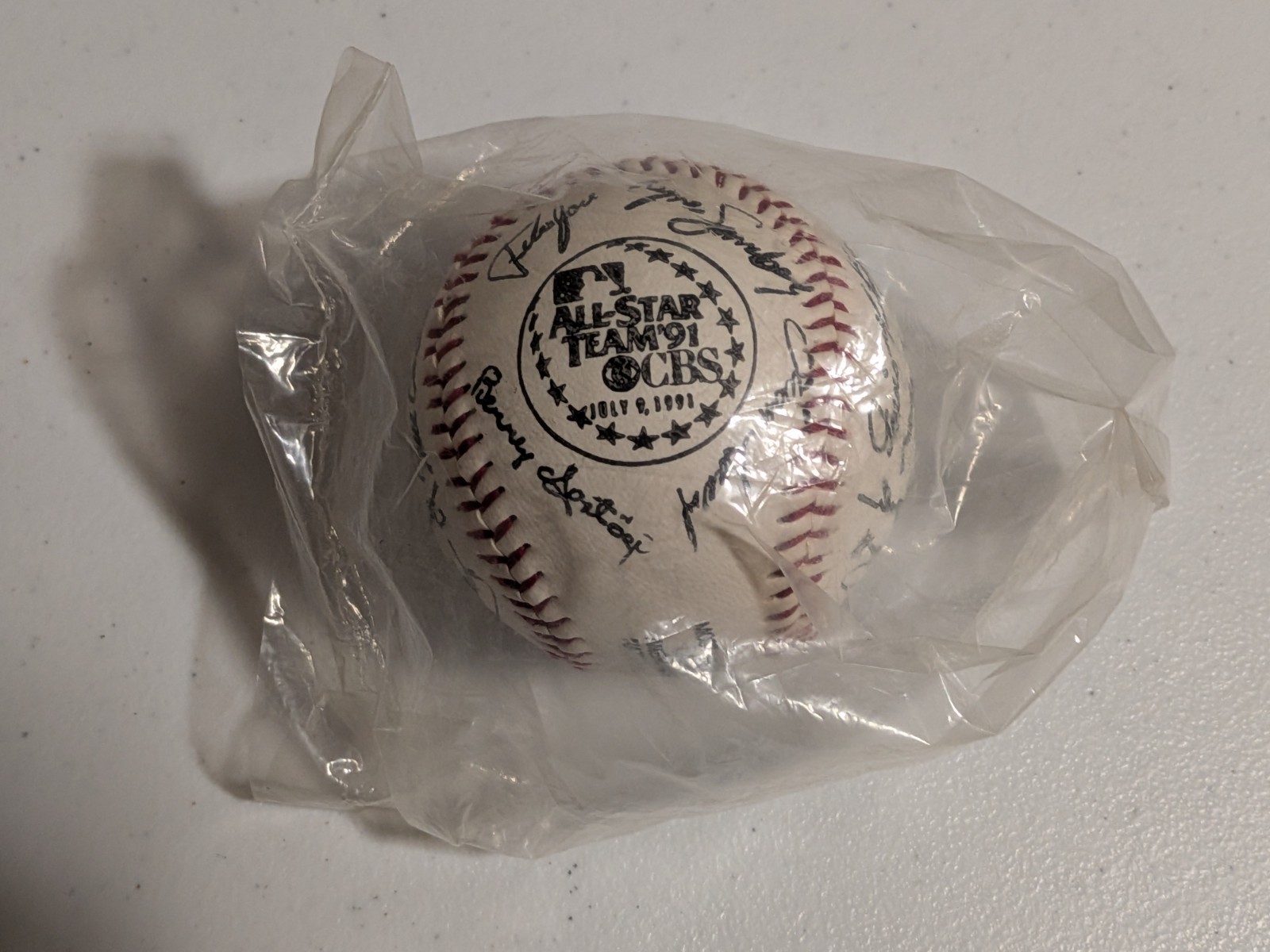 Nabisco CBS 1991 MLB All-Star Game Ball - Team Facsimile Autographed Baseball