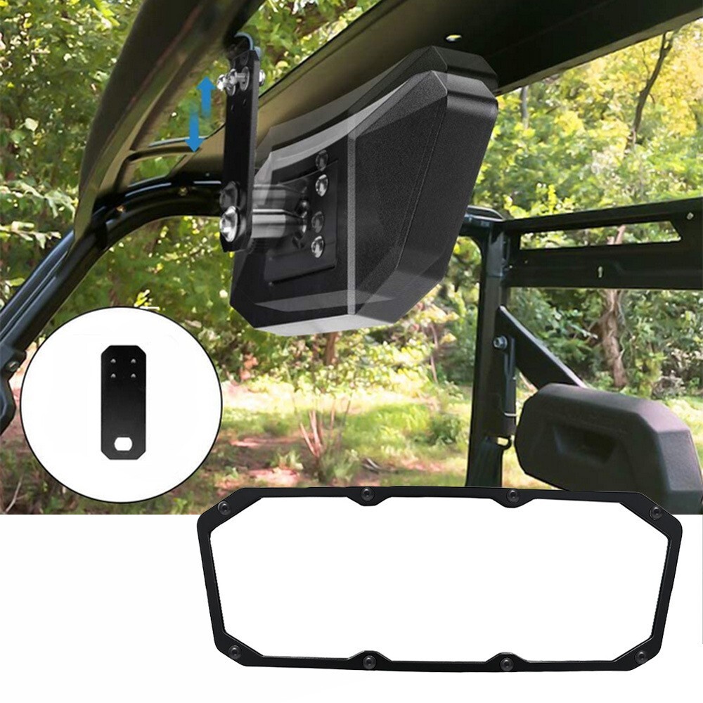 UTV Side Mirrors & Center Mirror For 2017-2024 Polaris Ranger 500 570 /900 /1000