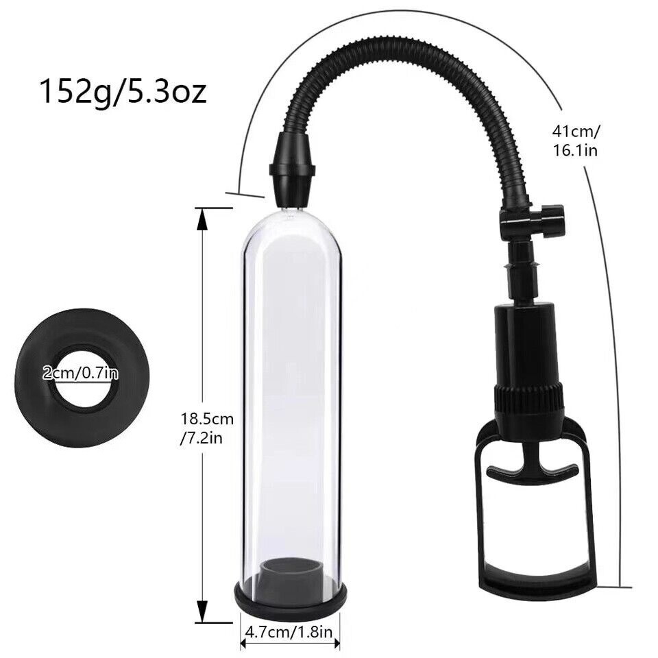 Vacuum Penis Pump for Male ED Enhancement Erectile Enlargement Penis Enlarger BG