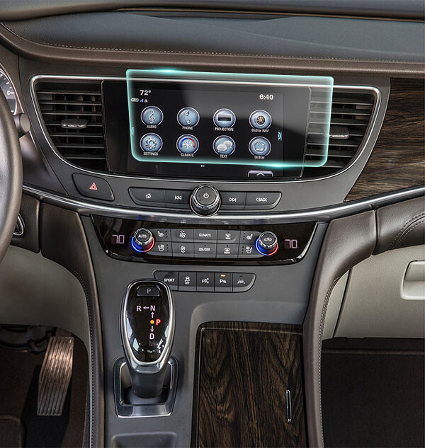 Crystal Clear Screen Protector for 2017 Buick Lacrosse Vehicle Navigation