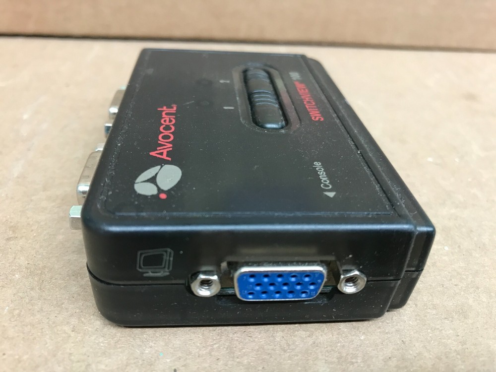 Avocent Switchview 100 2 Port USB KVM Switch model 2SV120BND1