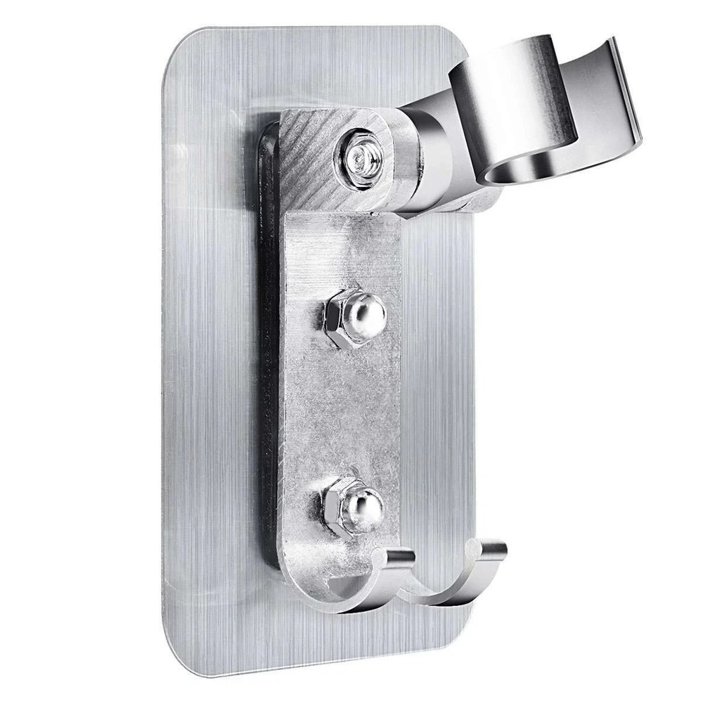 Adjustable Bathroom Shower Head Holder Self-adhesive Wall Mounted Shower Bracket