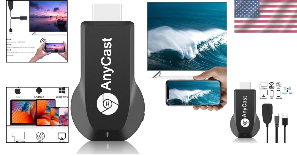 Wireless 4K Screen Mirroring Adapter - Easy HDMI Streaming for All Devices