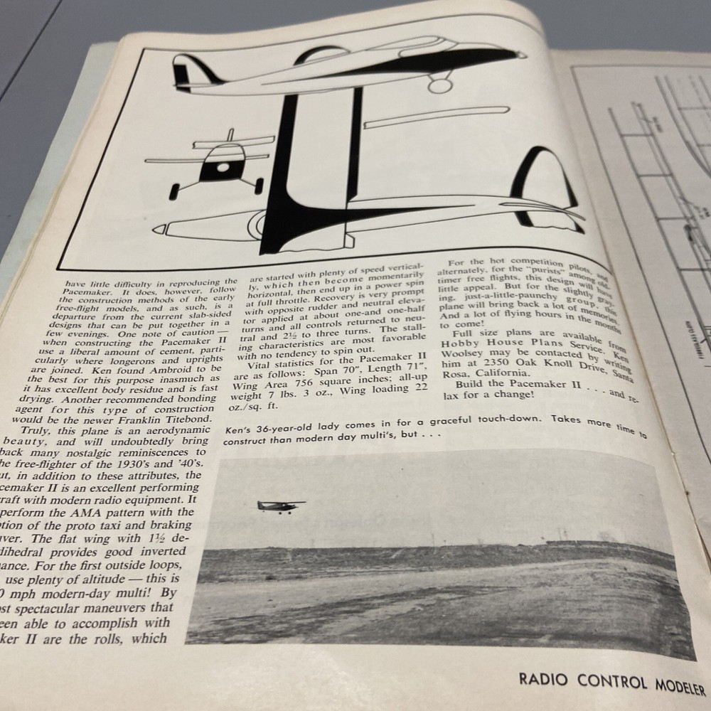 Radio Control Modeler Magazine August 1966