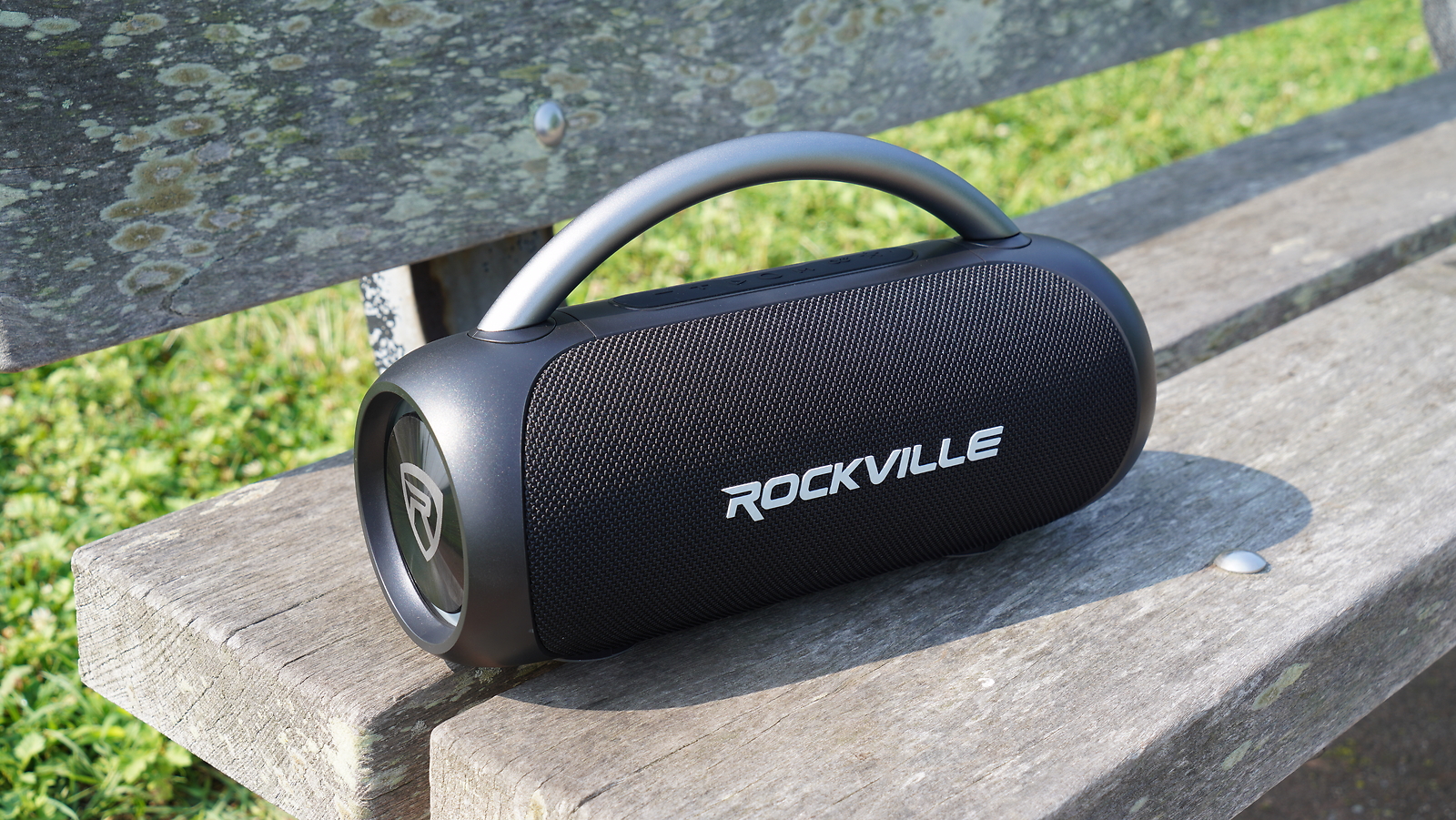 Rockville RPB-D3 Loud Water Resistant Portable Bluetooth Speaker Party Boombox