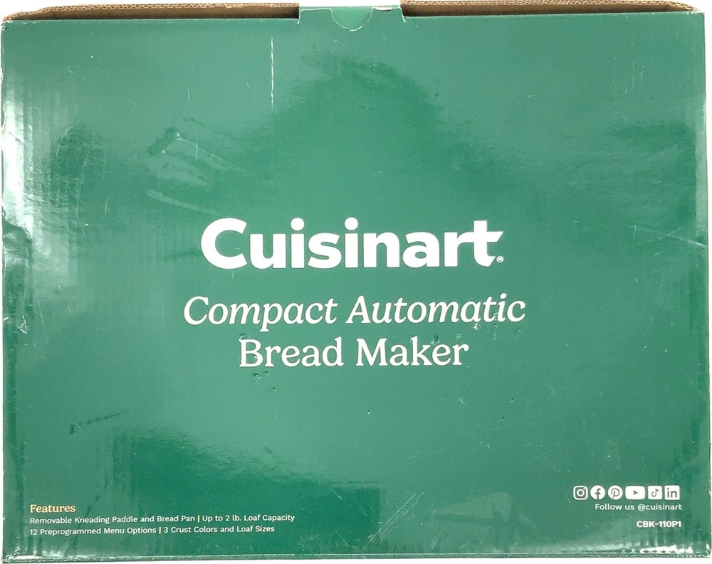 Cuisinart Compact Automatic Stainless Steel Bread Maker