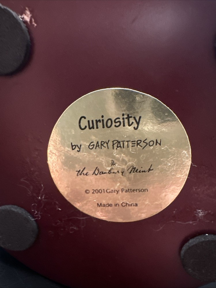 Danbury Mint Curiosity Cats Comical Cats