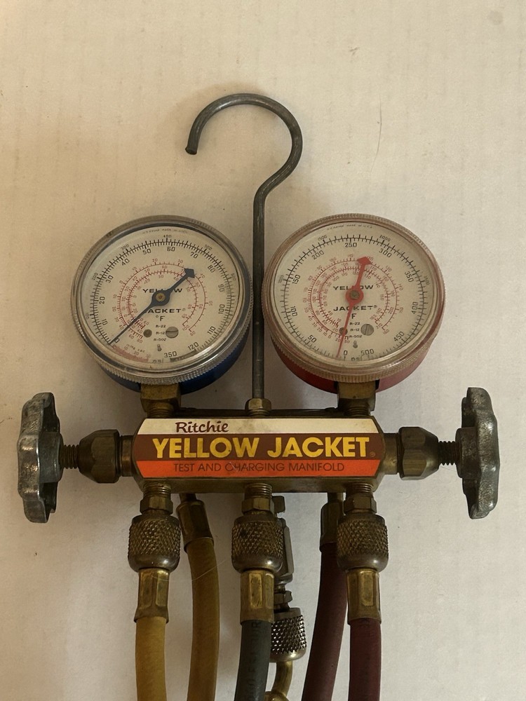 Ritchie Yellow Jacket Test And Charging Manifold UNTESTED