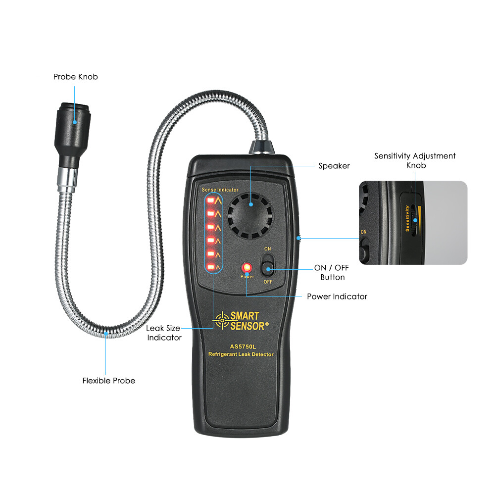 Hand-Held Halogen Detector Air Condition Test K1K7