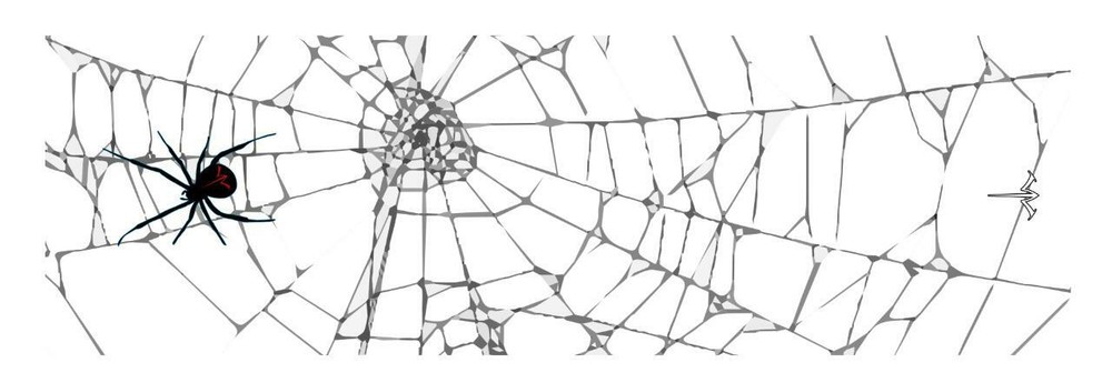 White Water Archery Black Widow Spider Web White Stabilizer Wrap Protection
