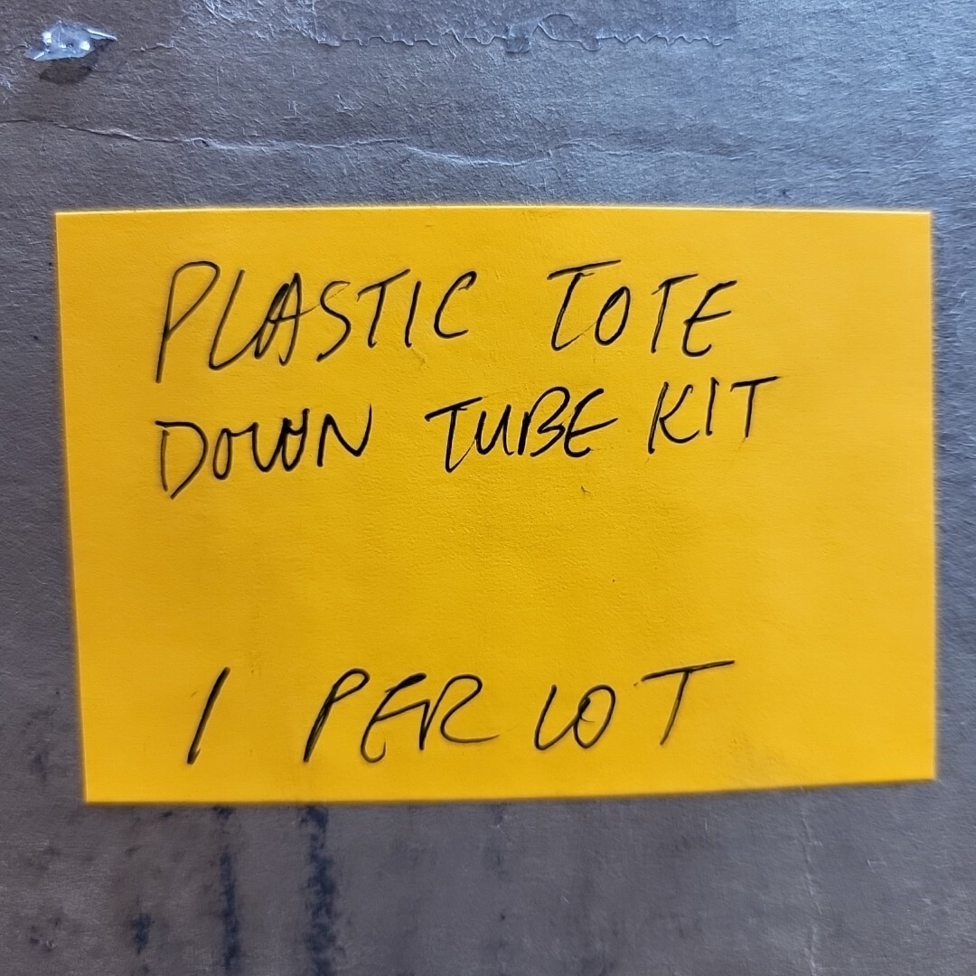 Plastic Tote Valve and Down Tube Kit *NEW See Pictures For Details
