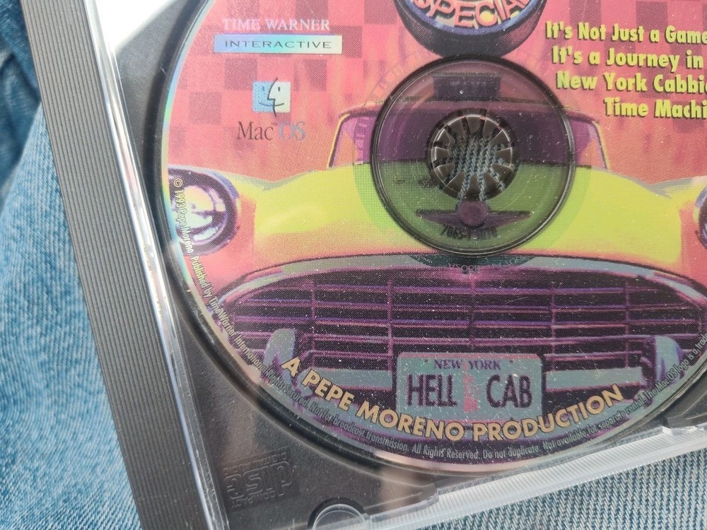 Hell CAB CD-ROM MAC Macintosh Vintage PC Game 1993 Time Warner VG Game Only