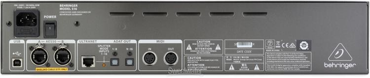 Behringer S16 16-channel Digital Snake