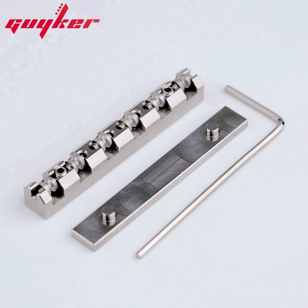 GUYKER Height Adjustable 42mmTitanium Alloy Ball Nut Guitar Nut For 6 String LP