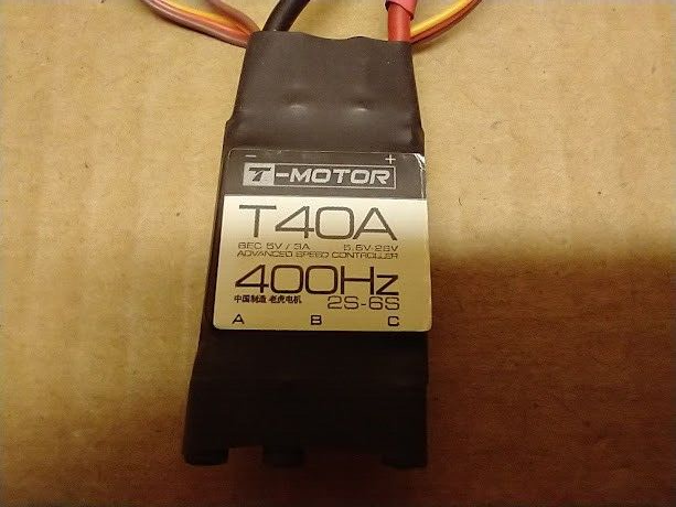 T-Motor, 40-Amp 2S/6S, ESC, Plane, drone