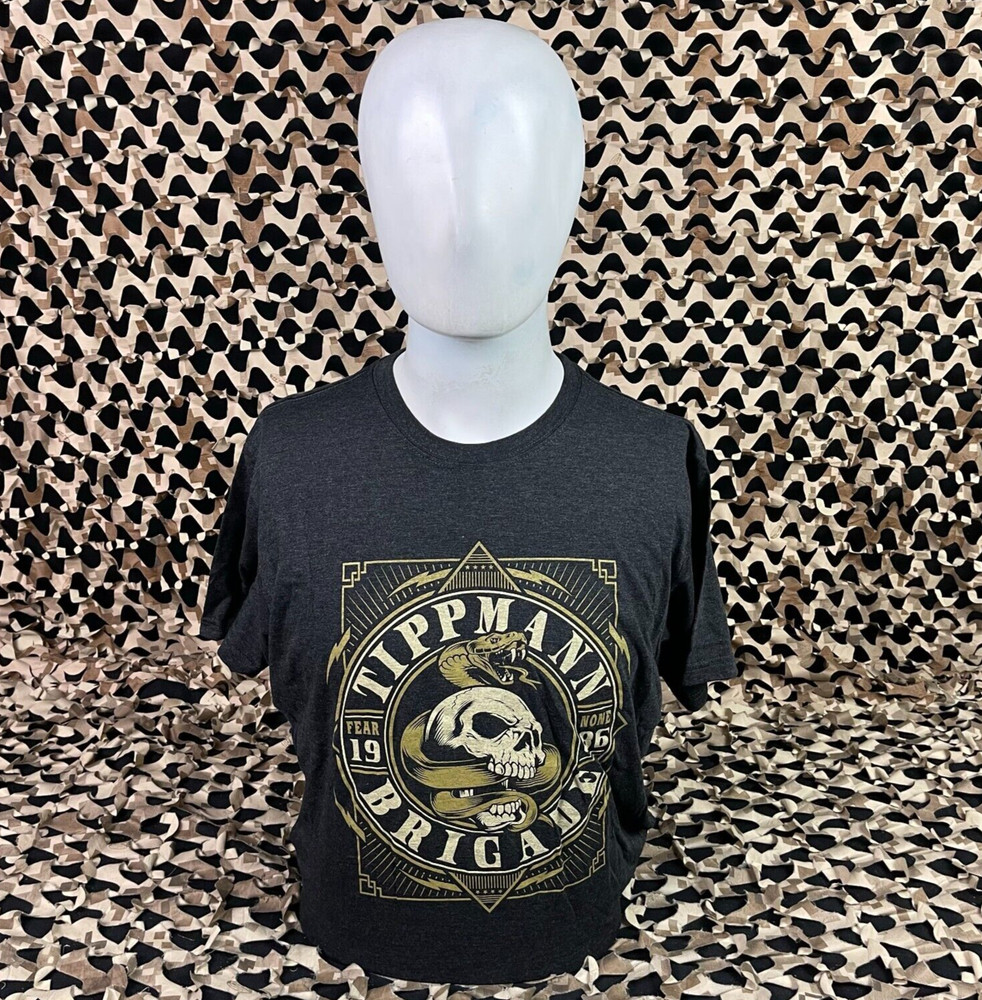 NEW Tippmann Brigade T-Shirt - Black - Medium