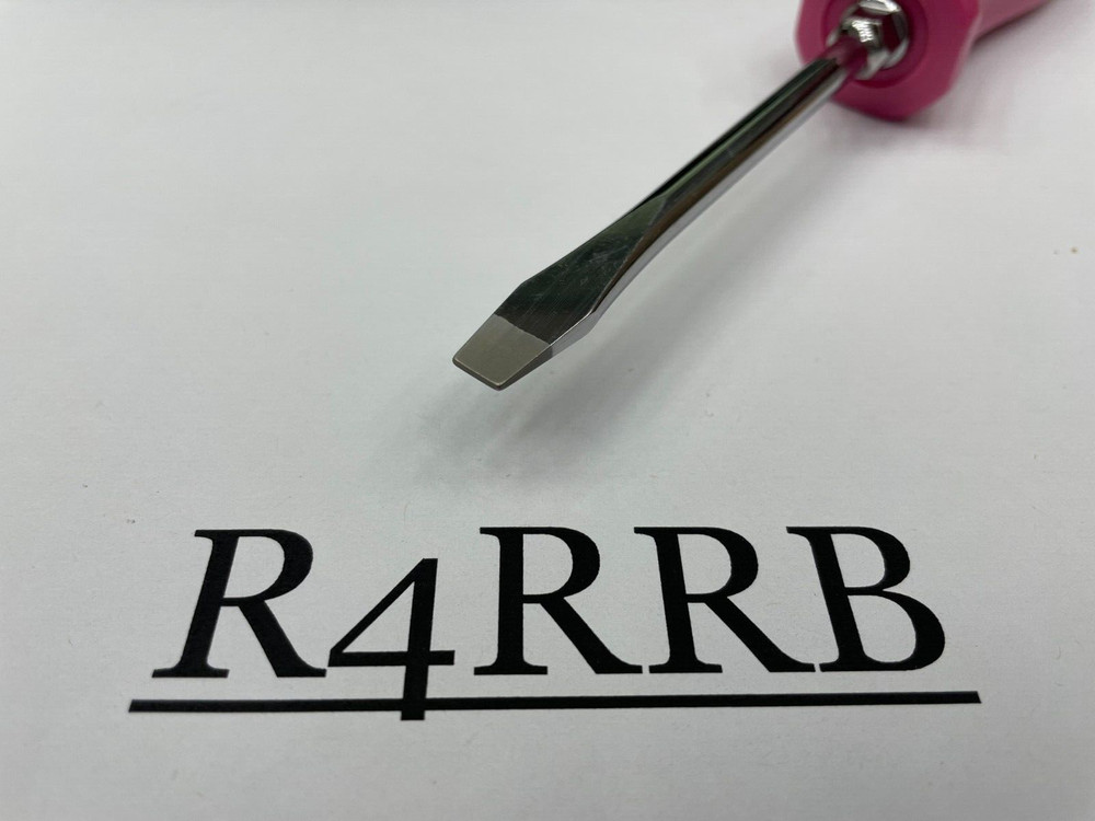 Snap-on Tools NEW 2pc PEARL PINK Hard Handle Flat Phillips Head Screwdriver Set