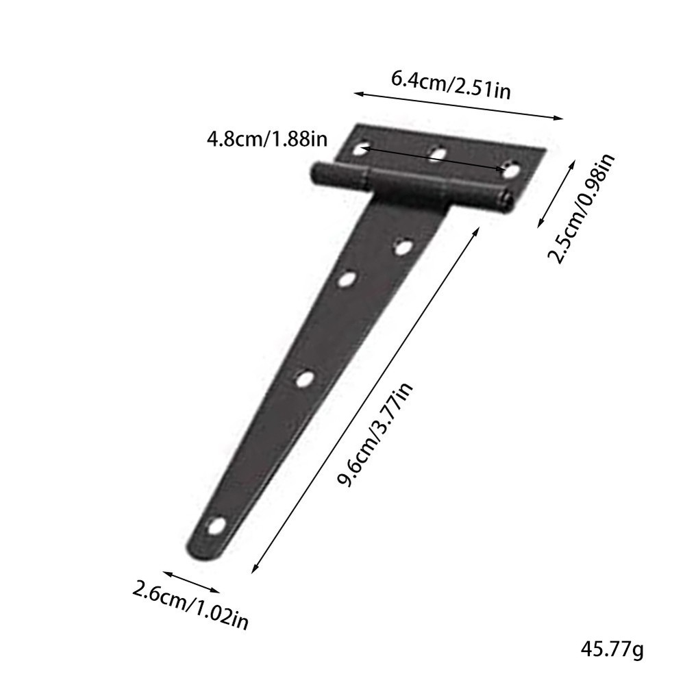 5Inch TStrap Hinges Perfect for Rustic For Barn and Modern Garden Doors