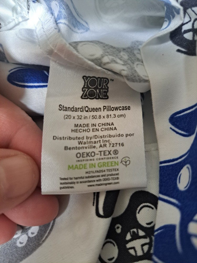 2pc Game Controllers Standard Size Pillowcases